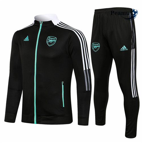Peamu - Veste Survetement Arsenal Noir 2021-2022