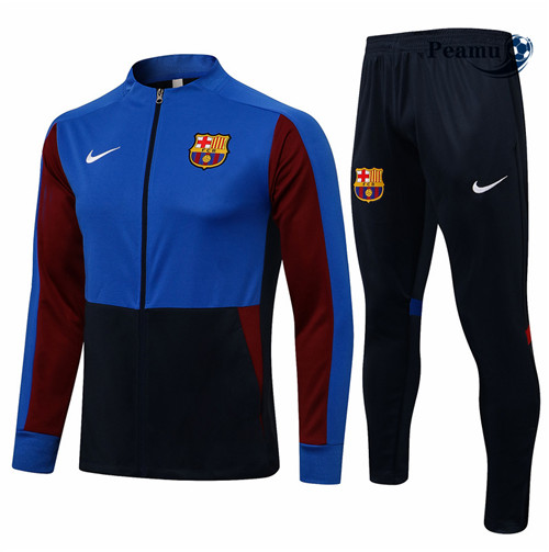 Peamu - Veste Survetement Barcelone Bleu 2021-2022
