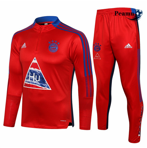 Peamu - Survetement Bayern Munich Rouge/Bleu 2021-2022