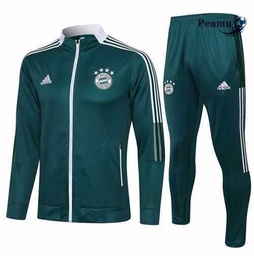 Peamu - Veste Survetement Bayern Munich vert noirâtre 2021-2022