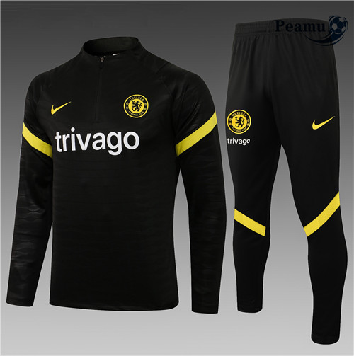 Peamu - Survetement Chelsea Enfant Noir 2021-2022