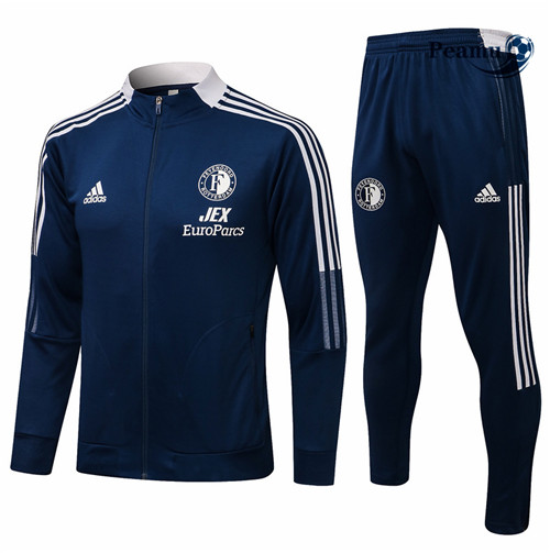 Peamu - Veste Survetement Feyenoord Bleu Marine 2021-2022