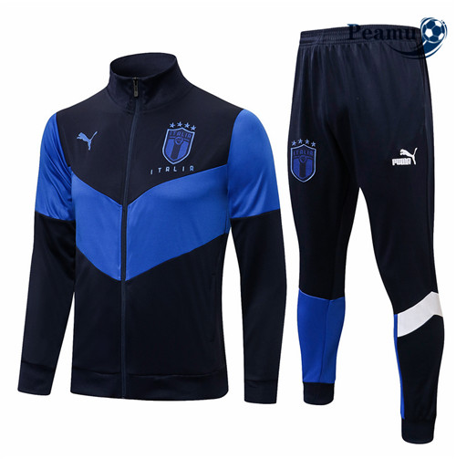 Peamu - Veste Survetement Italie Bleu Marine 2021-2022