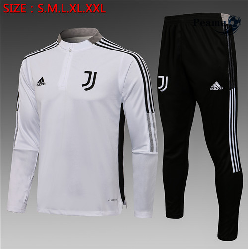 Peamu - Survetement Juventus Enfant Blanc 2021-2022