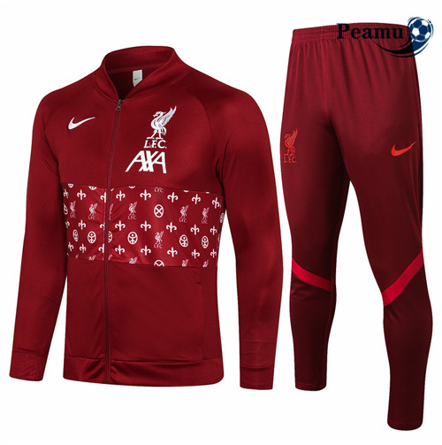 Peamu - Veste Survetement Liverpool Bordeaux 2021-2022