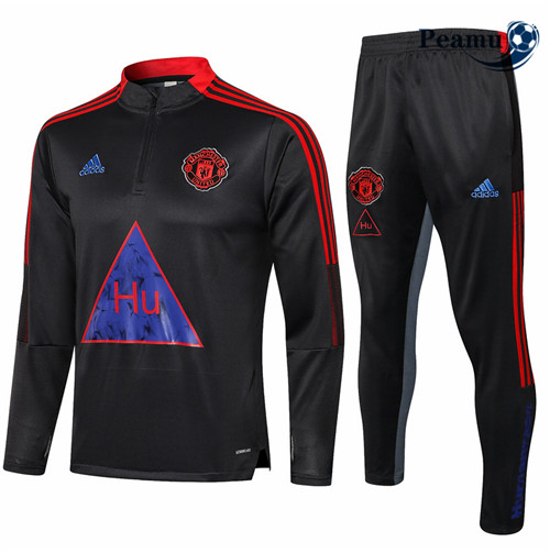 Peamu - Survetement Manchester United Gris foncé 2021-2022