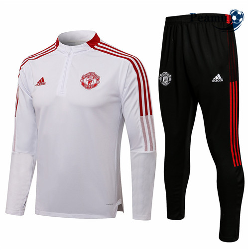 Peamu - Survetement Manchester United Blanc 2021-2022