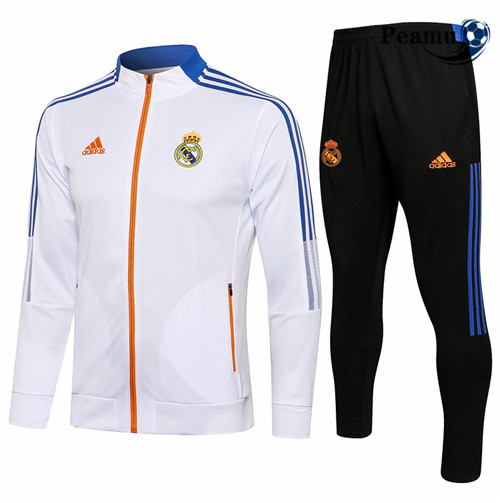 Peamu - Veste Survetement Real Madrid Blanc 2021-2022