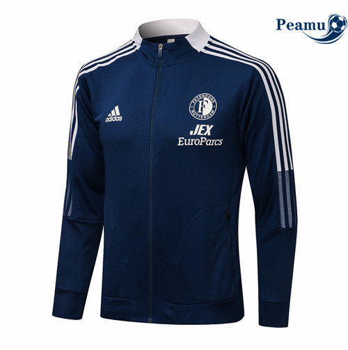 Peamu - Veste foot Feyenoord Bleu Marine 2021-2022