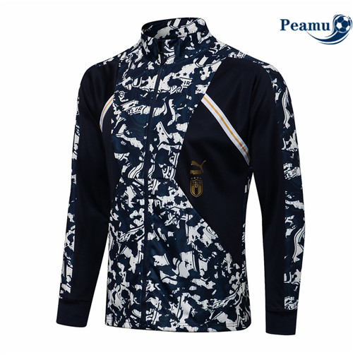 Peamu - Veste foot Italie Bleu Marine 2021-2022