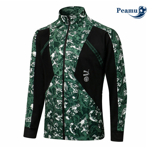 Peamu - Veste foot Manchester City Vert 2021-2022