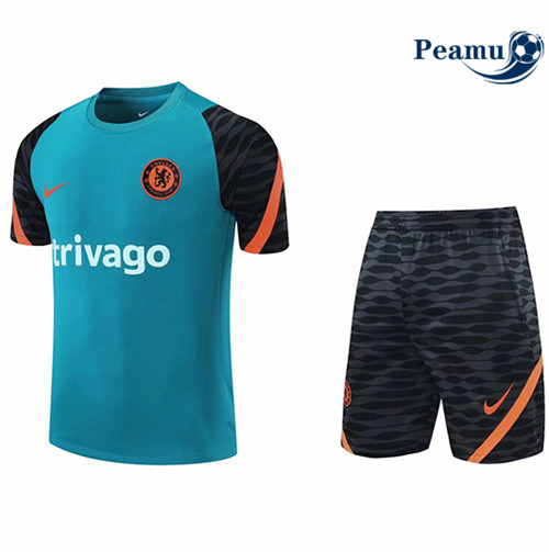 Maillot foot Chelsea training Bleu 2021-2022