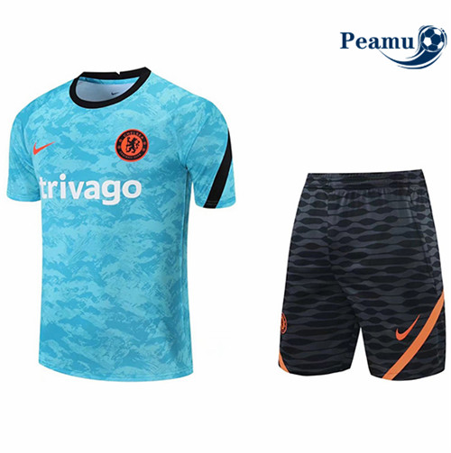 Maillot foot Chelsea training light Bleu 2021-2022