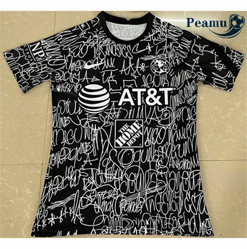 Maillot foot CF América Noir 2021-2022