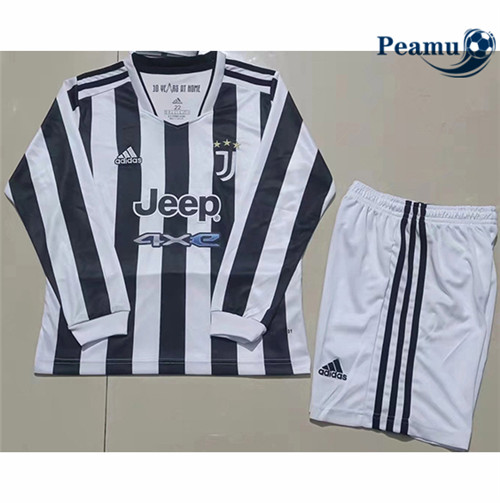 Maillot foot Juventus Enfant Domicile Manche Longue 2021-2022