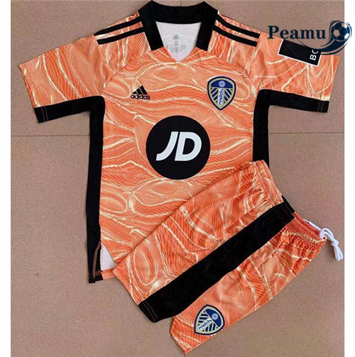Maillot foot Leeds United Enfant Gardien de but Orange 2021-2022