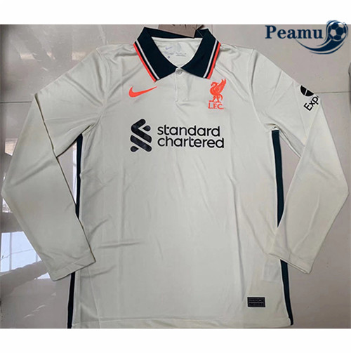 Maillot foot Liverpool Exterieur Manche Longue 2021-2022