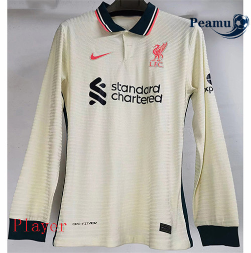 Maillot foot Liverpool player version Exterieur Manche Longue 2021-2022