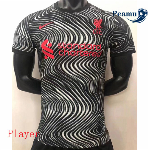 Maillot foot Liverpool Player Version training Noir 2021-2022