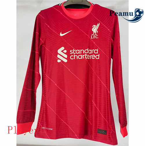 Maillot foot Liverpool Player Version Domicile Manche Longue 2021-2022