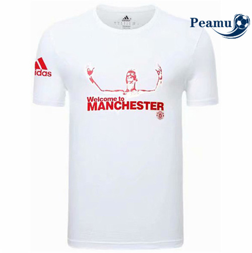 Maillot foot Manchester United Cristiano Ronaldo Blanc 2021-2022