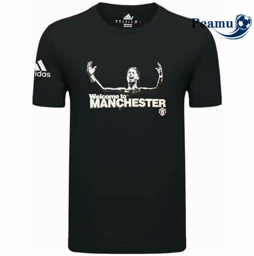 Maillot foot Manchester United Cristiano Ronaldo Noir 2021-2022