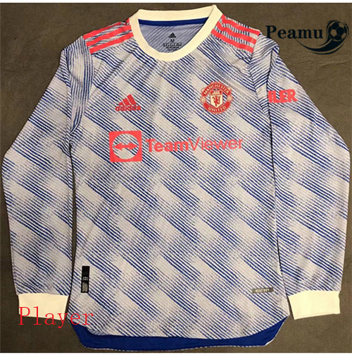 Maillot foot Manchester United Player Version Exterieur Manche Longue 2021-2022