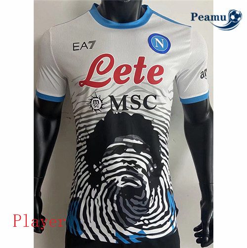 Maillot foot Naples player version maradona commemorative Blanc 2021-2022