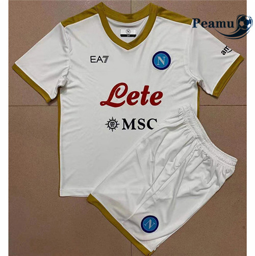 Maillot foot Naples Enfant Exterieur 2021-2022
