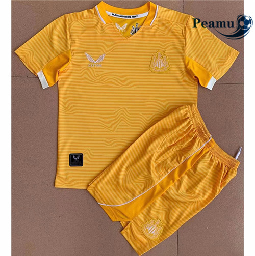 Maillot foot Newcastle United Enfant Gardien de but Jaune 2021-2022