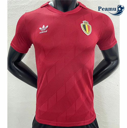 Maillot foot Retro Belgique Player edition Domicile 1986