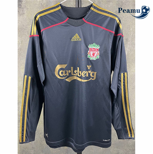 Maillot foot Retro Liverpool Exterieur Manche Longue 2009-10