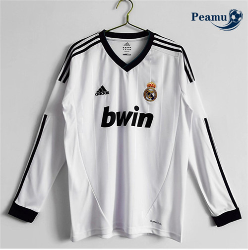 Maillot foot Retro Real Madrid Domicile Manche Longue 2012-13