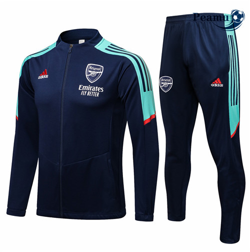 Veste Survetement Arsenal champions league Bleu Marine 2021-2022