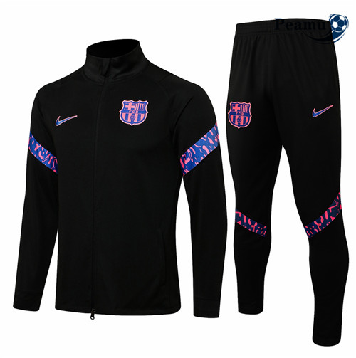 Veste Survetement Barcelone Noir 2021-2022