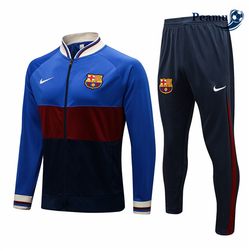 Veste Survetement Barcelone Rouge/Bleu/Blanc 2021-2022