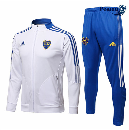 Veste Survetement Boca Juniors Blanc 2021-2022