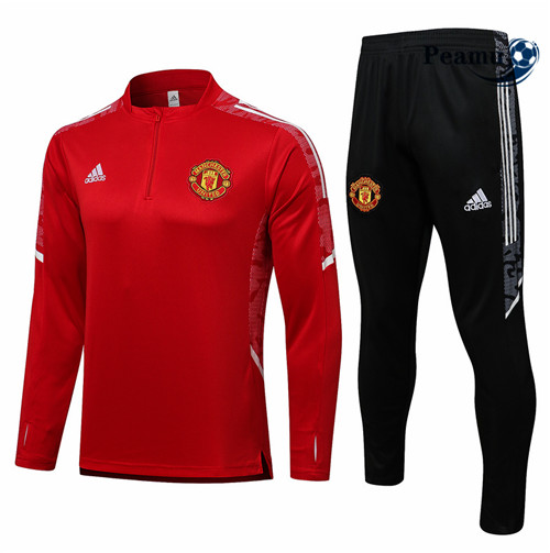 Survetement Manchester United Champions league Rouge/Blanc 2021-2022