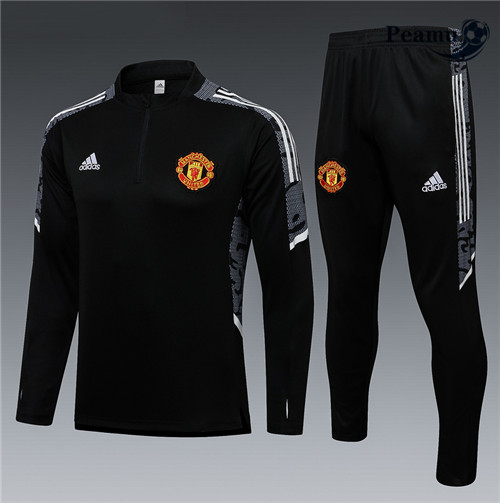 Survetement Manchester United Enfant Noir 2021-2022
