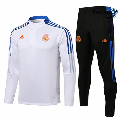 Survetement Real Madrid Blanc/Bleu 2021-2022