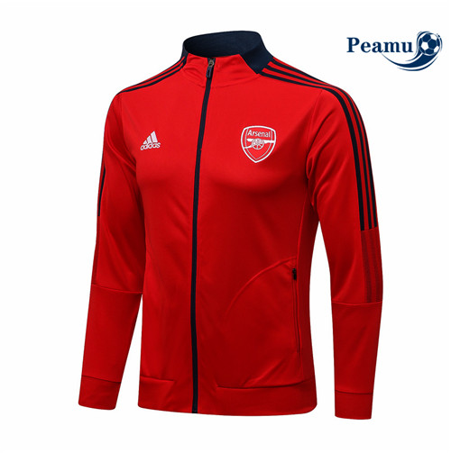 Veste foot Arsenal Rouge/Bleu Marine 2021-2022