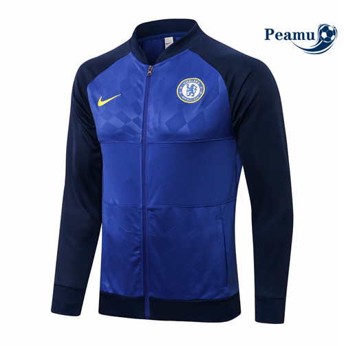 Veste foot Chelsea Bleu Marine Col bas 2021-2022