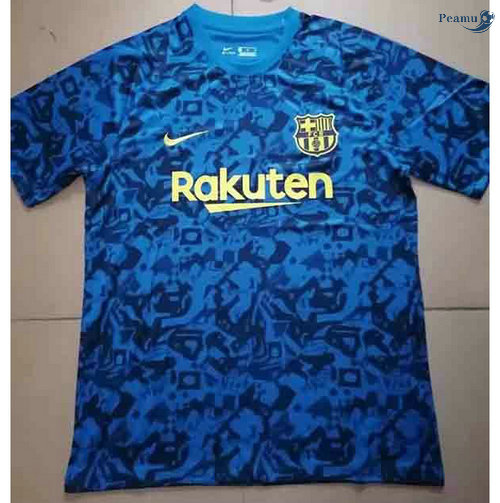 Peamu - Maillot foot Barcelone Bleu Pre-Match training 2021-2022