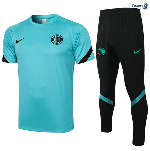 Peamu - Kit Maillot EntrainementInter Milan + Pantalon Vert 2021-2022