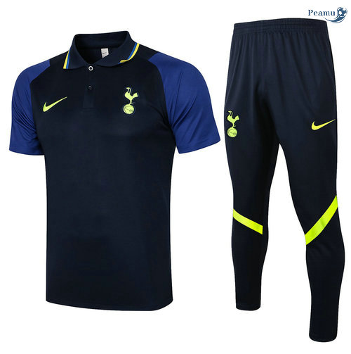 Peamu - Kit Maillot EntrainementPolo Tottenham Hotspur + Pantalon Bleu Marine 2021-2022