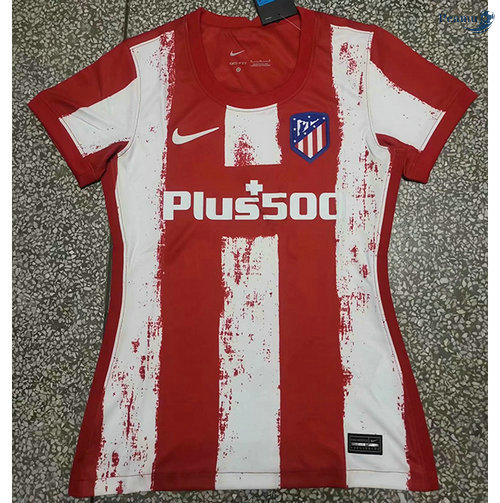 Peamu - Maillot foot Atletico Madrid Domicile Femme 2021-2022