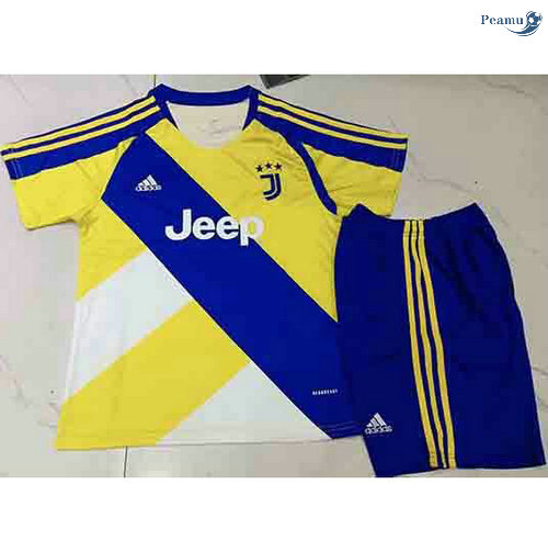 Peamu - Maillot foot Juventus Enfant Jaune 2021-2022