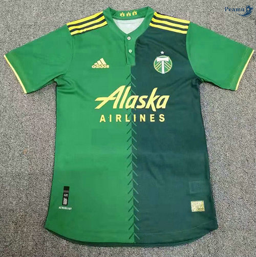 Peamu - Maillot foot Lumberjacks Vert 2021-2022