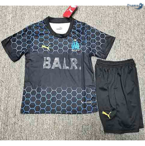 Peamu - Maillot foot Marseille Enfant BALR 2020-2021