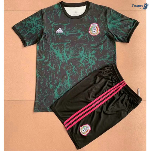 Peamu - Maillot foot Mexique Enfant Training Vert 2021-2022
